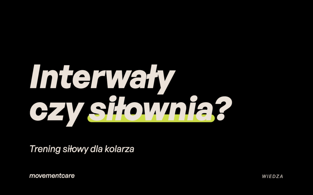 Interwały czy siłownia? Trening siłowy dla kolarza